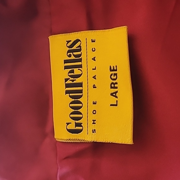 Large Vintage GOODFELLAS Movie Cherry Red Lightweight Windbreaker Jacket - Picture 9 of 10